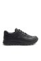 Genuine Leather Black Lace-Up Boys' Sports School Shoes - 2