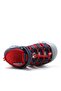 Rock Genuine Leather Navy Blue Red Kids Sandals - 6