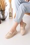 Women's Loafer Moccasin Casual Buckle Daily Stylish and Comfortable Shoes