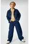 Boy's Denim Jacket with Pocket Detail, Long Sleeve, Cotton