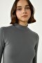 Women's long sleeve collared thermal set 405154 smoky - 3