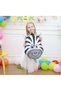 18" Zebra Safari Head Foil Balloon