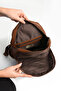 Y.S. Leather Women's Backpack, Ideal for Daily Use, Multi-Pocket Synthetic Leather Bag 30*25 cm - 5