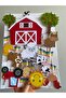 Cute Farm Animals Farm Themed 3D Cake Topper Birthday Cake Decor - 2