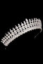 Princess Bridal Zircon Crown with Shiny Zircon Stone Special Design Bridal Wedding Henna Crown - 8