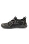 Mova Sneakers Leather Men's Sports Shoes Black - 3