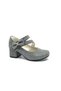 İremsu 7845 Side Ribbon Girls' Heeled Children's Shoes PLATINUM