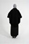 Design Abaya Tricot Poncho with Zircon Stone and Pearl Detail 02 - 5
