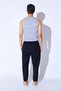 Black Parachute Flexible Lycra Baggy Cut Elastic Waist Comfortable Cut Men's Pantalon Jogger | 1015 - 7