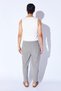 Gray Parachute Flexible Lycra Baggy Cut Elastic Waist Comfortable Cut Men's Pantalon Jogger |   Ee1000611015 - 7