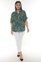 Viscon Plus Size Blouse - 2