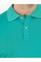 Green Slim Fit Polo Neck Mercerized T-Shirt 50262665-Vr083 - 7
