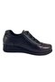 6030 Genuine Leather Casual Women's Shoes-Black - 3