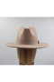 Beige Metal Button Detailed Panama Sombrero Hat - 3