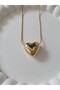 Large Heart Steel Necklace Single Size - 4