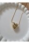 Large Heart Steel Necklace Single Size - 3