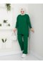Wonderful Rib Detailed Knitwear, Comfortable and Stylish Trousers, Double Set - 5