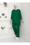 Wonderful Rib Detailed Knitwear, Comfortable and Stylish Trousers, Double Set - 2