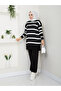 Wonderful Striped Knitwear, Comfortable and Stylish Trousers, Two-Piece Suit - 6