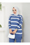 Wonderful Striped Knitwear, Comfortable and Stylish Trousers, Two-Piece Suit - 4