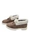 Real Leather Beige Suede and Fur Comfortable and Light Daily Women's Boots - 5