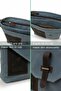 Genuine Leather 4035 Lemon Mold Blue Water Resistant Postman Shoulder Waxed Canvas Laptop School Bag - 5