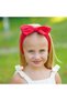 Girls' Cotton Combed, Non-Slip, Anti-Sweat, Ultra-Light Flexible Big Bow Tie Hairband