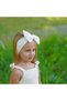 Girls' Cotton Combed, Non-Slip, Anti-Sweat, Ultra-Light Flexible Big Bow Tie Hairband