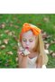Girls' Cotton Combed, Non-Slip, Anti-Sweat, Ultra-Light Flexible Big Bow Tie Hairband - 2