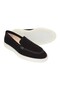 Real Leather Black Suede Comfortable Women's Shoes - 4