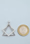 Triangle Square Geometric Knitted Chain Necklace - 6