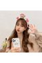Trend Fashion Fluffy Plush Toy Teddy Bear Crown Women's Children's Crown Pink with Bear Heart - 2