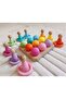 Montessori Matching Top Ball Ring Peg Baby Set - 9 Colors - 5