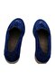Genuine Leather Women's Winter Shoes Blue Felt Lining Comfortable Sole Loafer - 8