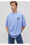 Road Runner Printed Purple T-Shirt Oversize / Wide Cut 0611669-80591 - 2