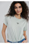 Printed Green T-Shirt Slim Fit / Slim Fit1612244-70148 - 2