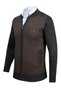 Men's Knitwear Cardigan Anthracite Zippered Pocket Detailed Patterned Steel Knit Classic Fit - 5011K - 3