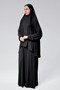 Women's Two-Piece Prayer Dress with Headscarf, Organic Cotton, Elastic Sleeves, Non-Slip Skirt, Combed Cotton, Hijab - 6