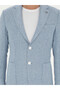 Light Blue Slim Fit Linen Blended Jacket 50284659 -Vr003 - 6