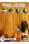Led Light Tulle-Fon Curtain Ornament Apparatus - 8 Modes, Remote Control, 10 Fringed Hooks - 5