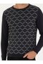 Anthracite Slim Fit 100% Cotton Crew Neck Knitwear Sweater 50234971-Vr006 - 6