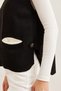 Women's Black Side Button Detailed Knitwear Vest Ylk- 19000030 - 6