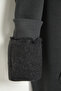 Büyük Beden Antrasit Oversize İçi Polar/Sıcak Tutan Nakışlı Sweatshirt TMNAW25AO00057 - 7