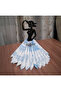 Wooden Napkin Holder with Hat for Women - 5
