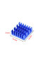 Blue Aluminum Heatsink - Passive Chipset, 1.4*1.4*6 mm - 3