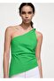 Asymmetric design blouse