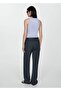 Rubber knit cotton blouse - 4