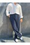 Diaper Foot Fabric Baggy Pants with Elastic Waist - 5