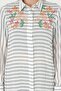 Women's Navy Blue Long Sleeve Shirt ELİFSU BUTİKHOME - 6