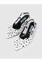Avalloc Genuine Leather Women's White Black Heeled Sandals - 4